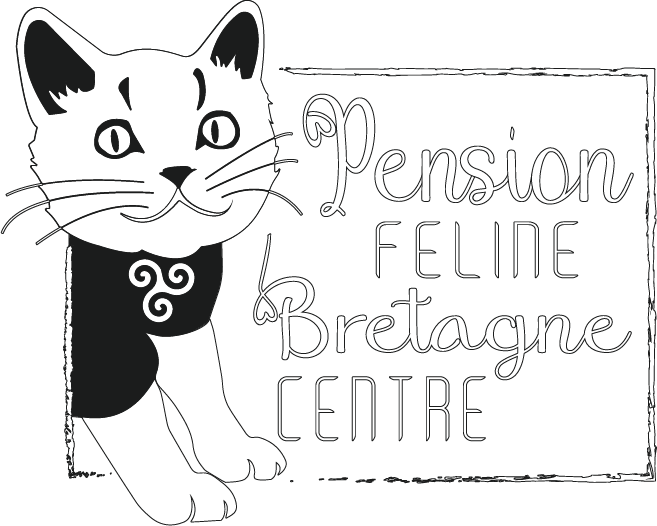 LOGO PENSION FELINE BRETAGNE CENTRE BLANC